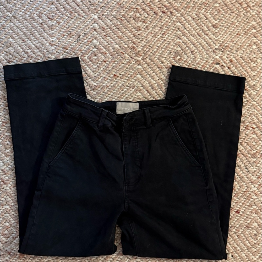 Everlane Women's Black Straight Leg Jeans